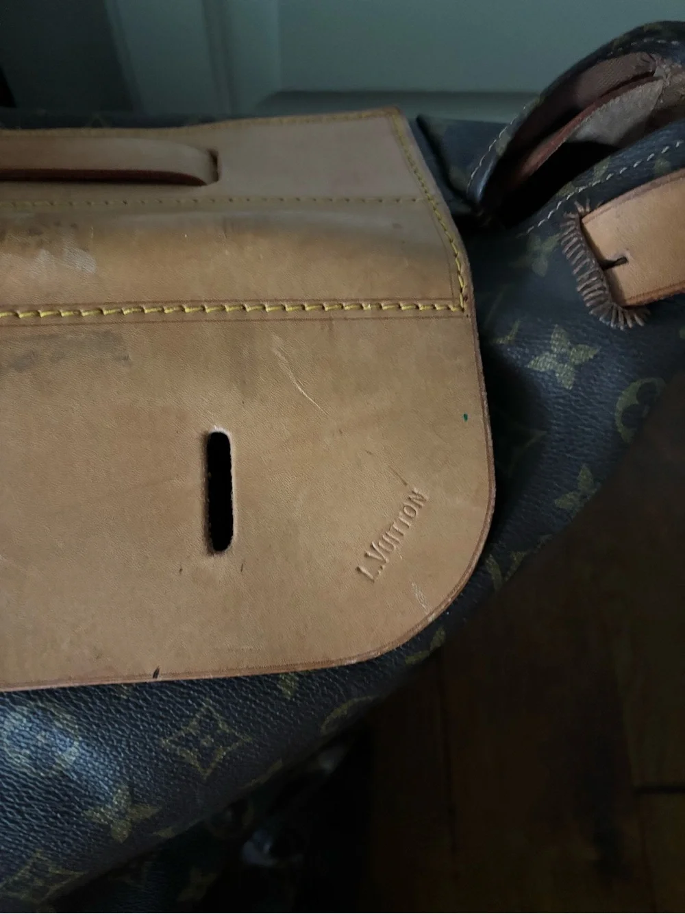 Authentic Louis Vuitton Monogram Canvas Steamer 65 Travel Bag
